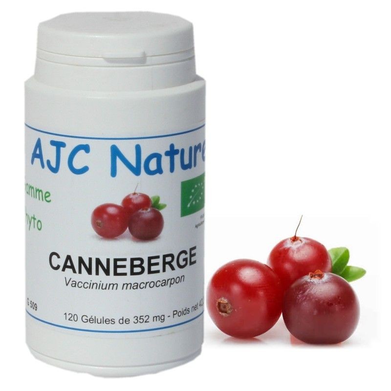 Canneberge BIO* : haute concentration, 40 mg PAC par gélule - Nutrixeal