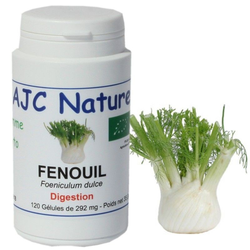 Fenouil BIO en gélules - ABC de la Nature : herboristerie, phytothérapie..