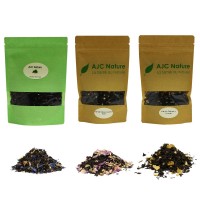 Pack découverte 3 thés noirs aux arômes naturels et fruits bio