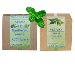 pack Thé vert Sencha et Menthe Bio