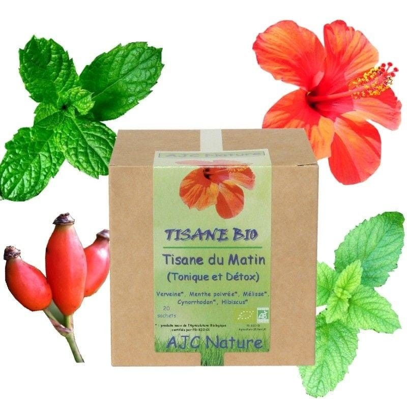 Tisane pour un réveil tonique et détoxifier son organisme.