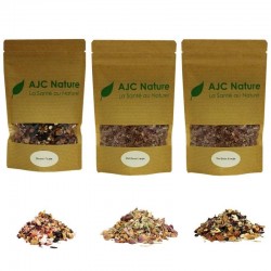 Un Pack de 3 Infusions aux fruits pour les petits ou pour les grands, mais surtout pour les gourmands