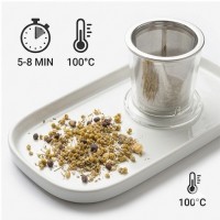 Guide de préparation infusion PH461 : 5-8 min à 100°C