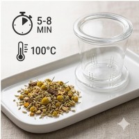 Guide de préparation PH464 : infusion 5 à 8 minutes à 100°C.