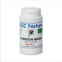 Pilulier blanc de gélules de Chardon Marie Bio AJC Nature