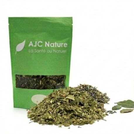 Tisane Détox Bio PH465 AJC Nature en sachet vrac 100g avec plantes aromatiques et médicinales