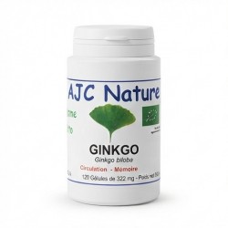 G524 ginkgo biloba bio pilulier 120 gélules