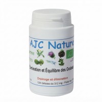 Équilibre & Élimination des Graisses Bio 120 gélules AJC Nature