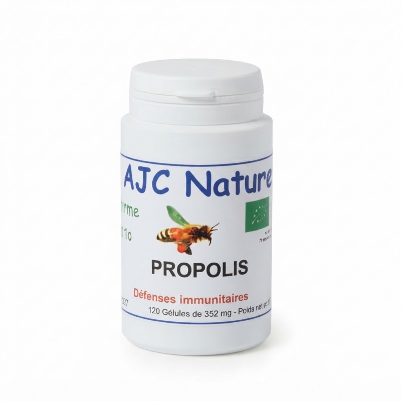 Gélules de Propolis Bio - Pilulier