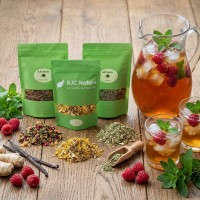 T452 Lot de 3 sachets Vrac 100g de thés glacés gourmands et naturels