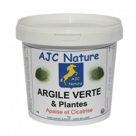 ARGILE VERTE et PLANTES | Cheval