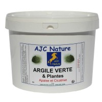 Argile verte pour chevaux, pour cataplasme en cas d'engorgement et soin tendinite.