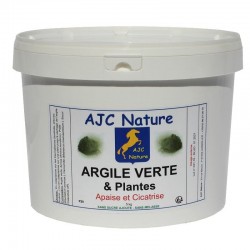 Argile verte pour chevaux, pour cataplasme en cas d'engorgement et soin tendinite.