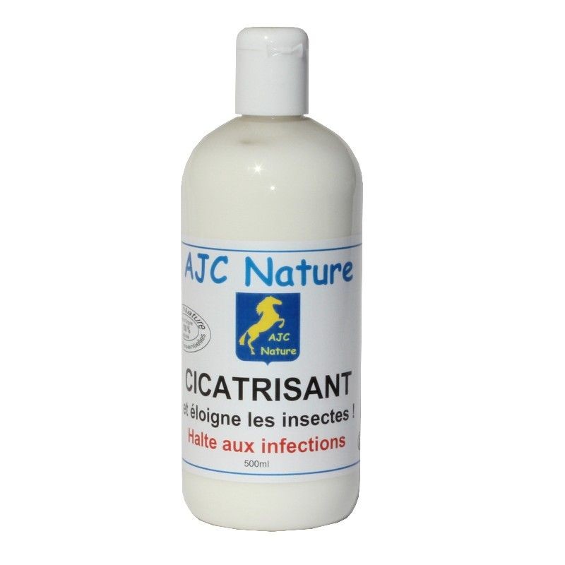 Lait cicatrisant pour les plaies et blessures du cheval